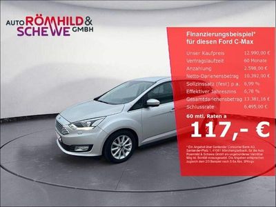 Second-hand Ford C-MAX Titanium 125 CP (91 kW) 2018 Argintiu Monovolum