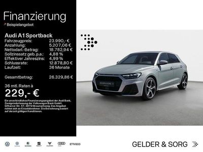 Gebraucht Audi A1 Sportback S-Line 95 PS (69 kW) 2023 Silber Kleinwagen