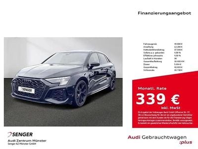 Gebraucht Audi RS3 Sportback Ambiente 400 PS (294 kW) 2023 Mythosschwarz metallic Kleinwagen