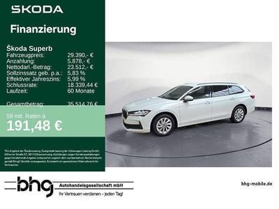 Gebraucht Skoda Superb Essence 150 PS (110 kW) 2025 Weiß Kombi