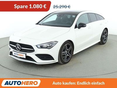 Gebraucht Mercedes CLA200 Shooting Brake AMG line 163 PS (119 kW) 2020 Polarweiss Kombi