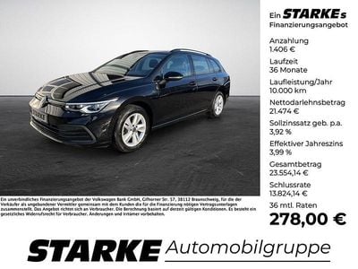 Gebraucht VW Golf VIII Life 150 PS (110 kW) 2022 Schwarz Kombi