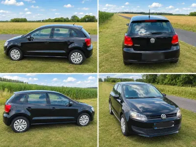 Gebraucht VW Polo Comfortline 75 PS (55 kW) 2010 Schwarz Kleinwagen