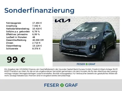 Gebraucht Kia Sportage GT-Line 177 PS (130 kW) 2017 Blau SUV