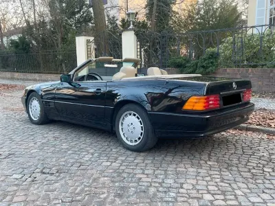 Occasion Mercedes SL300 190 ch (139 kW) 1990 Noir Cabriolet