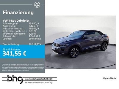 Gebraucht VW T-Roc Cabriolet Style 150 PS (110 kW) 2020 Grau Cabrio