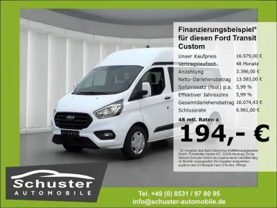 Gebraucht Ford Transit Custom 131 PS (96 kW) 2020 Weiß Van / Kleinbus
