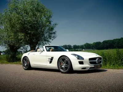 Gebraucht Mercedes SLS AMG AMG 571 PS (419 kW) 2012 Weiß Cabrio