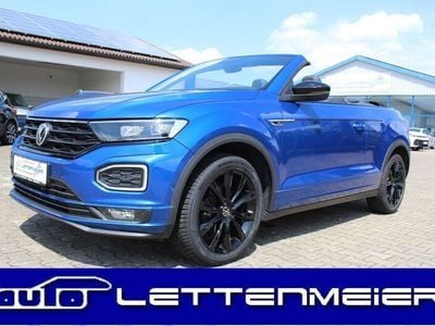 Gebraucht VW T-Roc Cabriolet R-line 150 PS (110 kW) 2021 Blau Cabrio