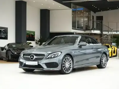 Używany Mercedes C400 AMG line 333 KM (244 kW) 2016 Szary Kabriolet