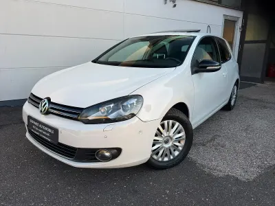 Gebraucht VW Golf VI Style 122 PS (89 kW) 2011 Weiß Kleinwagen