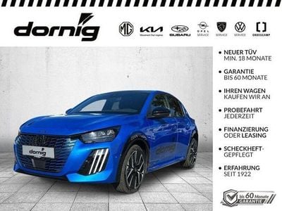 Usata Peugeot e-208 GT 114 kW (156 CV) 2024 Blu Utilitaria