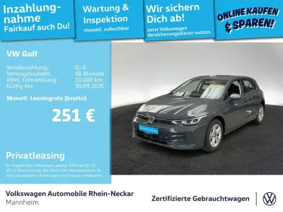 Gebraucht VW Golf VIII Life 116 PS (85 kW) 2024 Grau Limousine