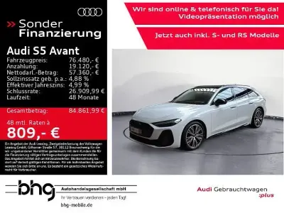 Neu Audi S5 Ambiente 367 PS (269 kW) 2025 Weiß Kombi