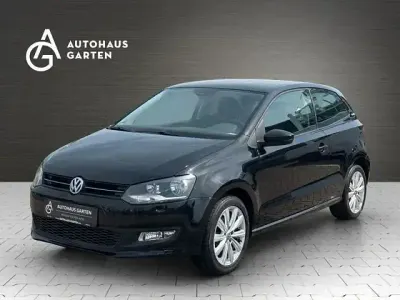 Gebraucht VW Polo Team 100 PS (73 kW) 2011 Schwarz Kleinwagen