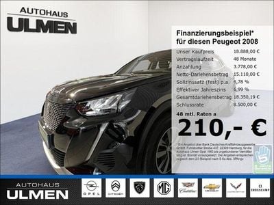 Gebraucht Peugeot e-2008 100 kW (136 PS) 2023 Schwarz SUV