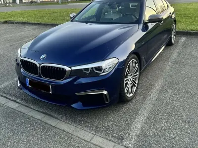 Brugt BMW M550 Shadowline 462 HK (339 kW) 2017 Blå Sedan