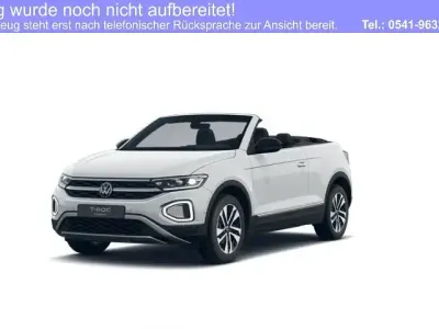 Neu VW T-Roc Cabriolet 150 PS (110 kW) 2026 Pure white, solid Cabrio