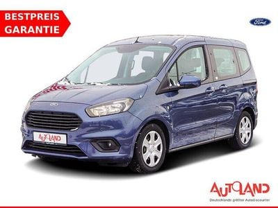 Gebraucht Ford Tourneo Courier Trend 101 PS (74 kW) 2021 Chromablau metallic Van / Kleinbus