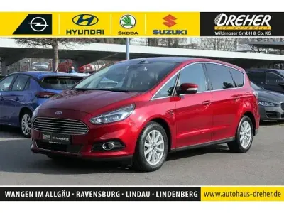 Gebraucht Ford S-MAX Titanium 240 PS (176 kW) 2018 Rubyrot (metallic) Van / Kleinbus