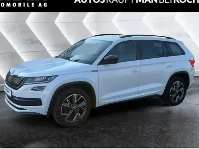 Gebraucht Skoda Kodiaq SportLine 190 PS (139 kW) 2020 Weiß SUV