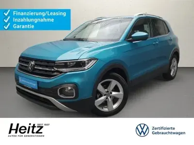 Gebraucht VW T-Cross Style 110 PS (80 kW) 2022 Makenatürkis metallic SUV