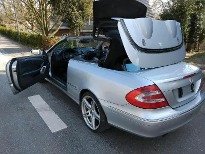 Usata Mercedes CLK200 Avantgarde 170 CV (125 kW) 2005 Argento Cabrio