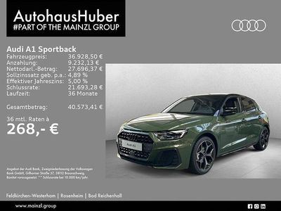 Neu Audi A1 Sportback S-Line 116 PS (85 kW) 2026 Distriktgrün metallic mythossc Kleinwagen