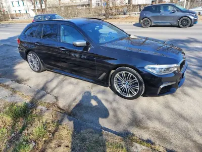 Brugt BMW M550 400 HK (294 kW) 2018 Sort Sedan