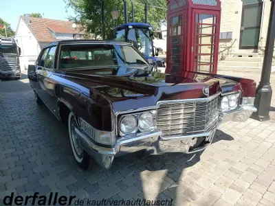Gebraucht Cadillac Fleetwood Brougham 375 PS (275 kW) 1969 Rot Limousine