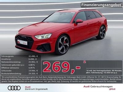 Tangorot metallic Gebraucht 2022 Audi A4 S-Line Kombi | 32.490 € (Guter Preis)