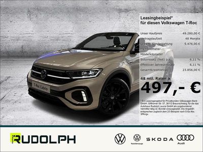 Neu VW T-Roc R-line 150 PS (110 kW) 2025 Ivory silver metallic (silber) SUV