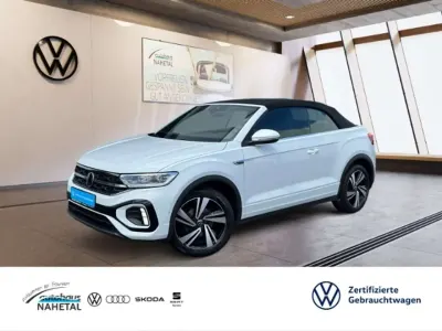 Gebraucht VW T-Roc Cabriolet R-line 150 PS (110 kW) 2022 Weiss Cabrio