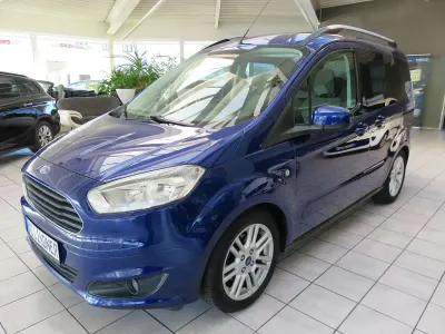 Gebraucht Ford Tourneo Courier Titanium 120 PS (88 kW) 2014 Blau Van / Kleinbus