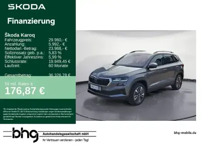 Second-hand Skoda Karoq Tour 150 CP (110 kW) 2025 Gri SUV