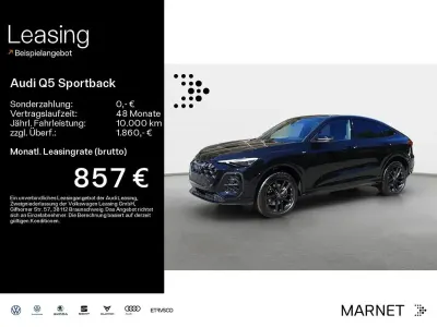 Neu Audi Q5 Sportback Sport 204 PS (150 kW) 2026 Schwarz SUV