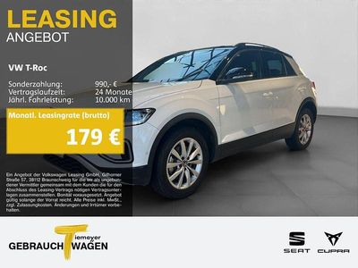 Second-hand VW T-Roc Goal 150 CP (110 kW) 2025 Alb SUV