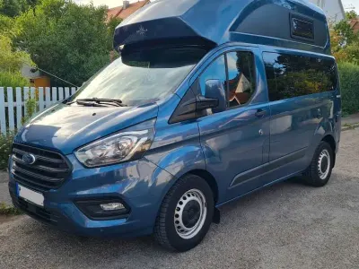 Gebraucht Ford Transit Custom Nugget 170 PS (125 kW) 2019 Blau Van / Kleinbus