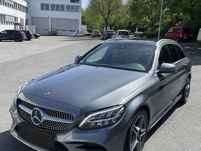 Usata Mercedes C200 AMG line 184 CV (135 kW) 2018 Grigio Berlina