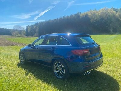 Usata Mercedes GLC220 170 CV (125 kW) 2018 Blu SUV
