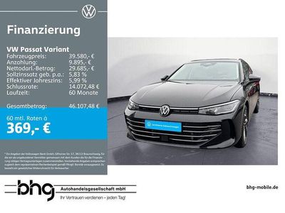 Gebraucht VW Passat Elegance 177 PS (130 kW) 2025 Grenadillschwarz metallic Kombi
