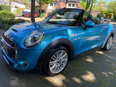 Brugt Mini Cooper S Cabriolet 192 HK (141 kW) 2017 Blå Cabriolet