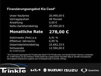 Gebraucht Kia Ceed Comfort 160 PS (117 kW) 2023 Grau Kleinwagen