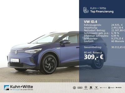 Gebraucht VW ID.4 Pure 125 kW (170 PS) 2023 Blue dusk metallic SUV