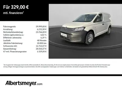 Neu VW Caddy 75 PS (55 kW) 2026 Weiß Van / Kleinbus