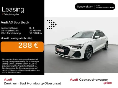 Gebraucht Audi A3 S-Line 204 PS (150 kW) 2025 Gletscherweiß metallic Limousine