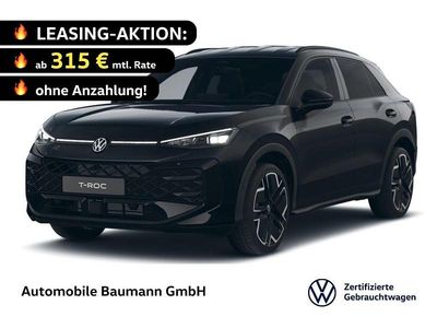 Nowe VW T-Roc R-line 150 KM (110 kW) 2025 Czarny SUV
