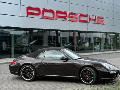 Brugt Porsche 911 Carrera S Cabriolet 385 HK (283 kW) 2009 Brun Cabriolet