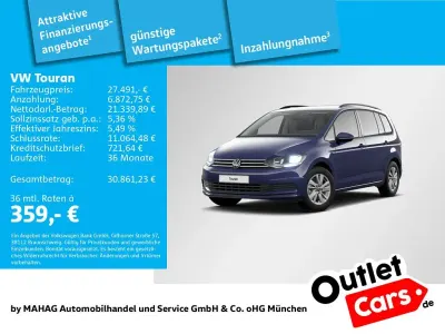 Gebraucht VW Touran Comfortline 150 PS (110 kW) 2024 Blau Van / Kleinbus