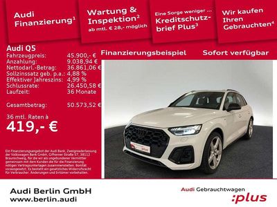 Gebraucht Audi Q5 S-Line 367 PS (269 kW) 2022 Gletscherweiß metallic SUV